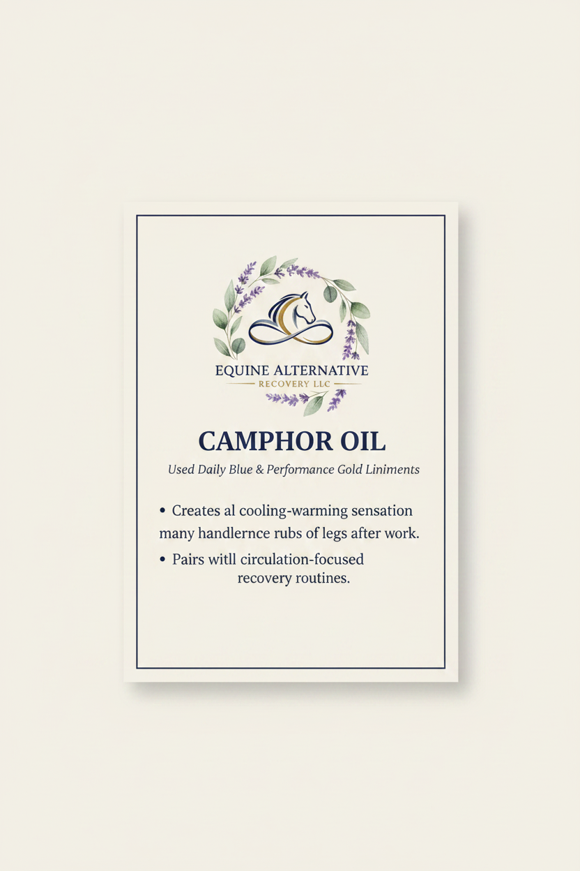 Camphor Oil Ingredient Card